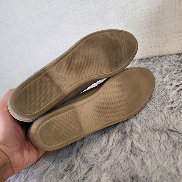 Sas Womens 9 M Softie Bone Kiltie Tassel Loafer Brown Tan Leather Original GUC - Picture 7 of 9